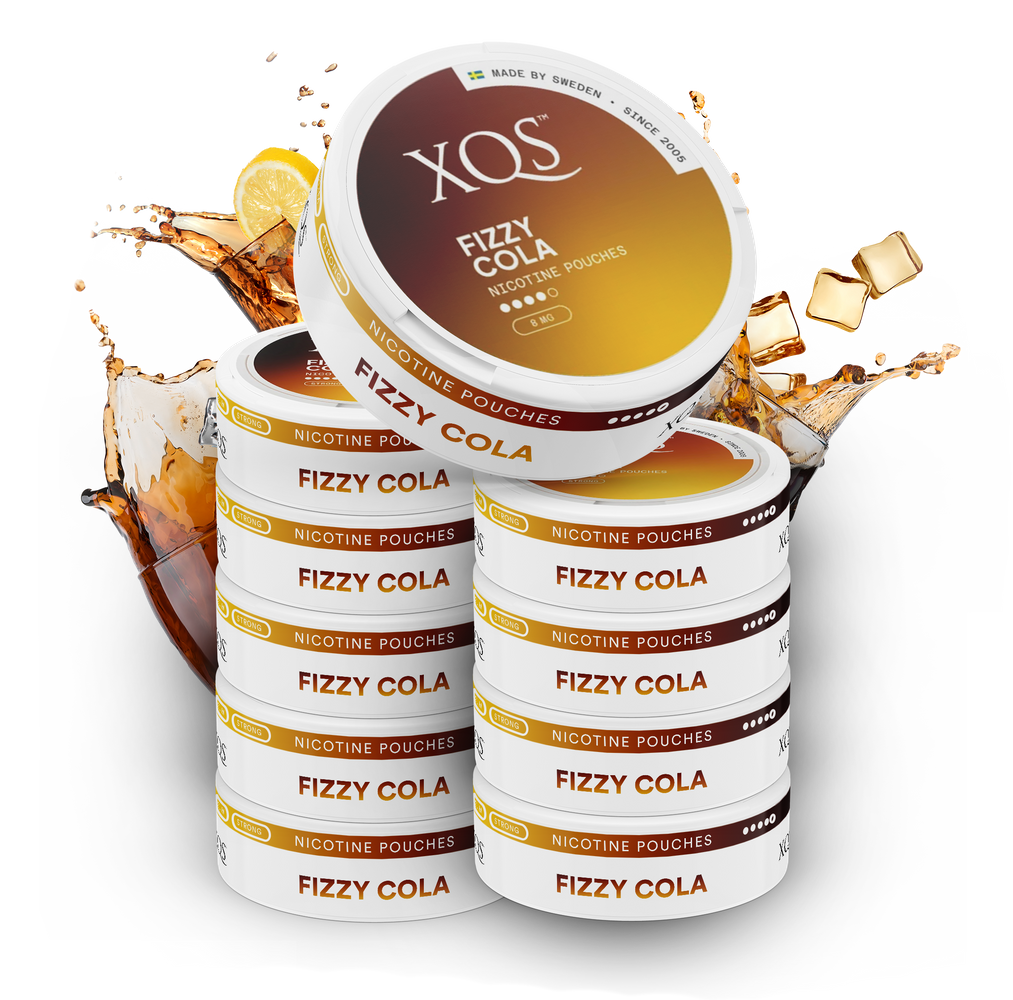 10 Cans XQS Fizzy Cola Strong