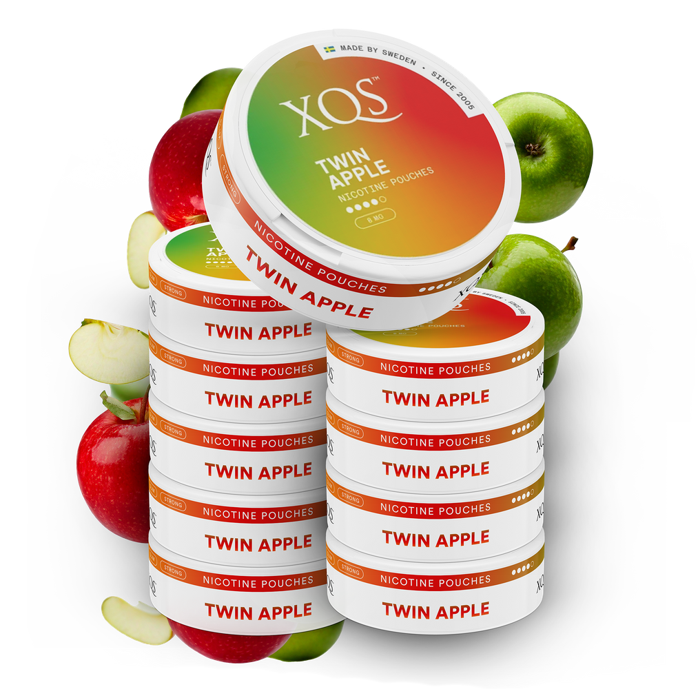 10 Cans XQS Twin Apple Strong