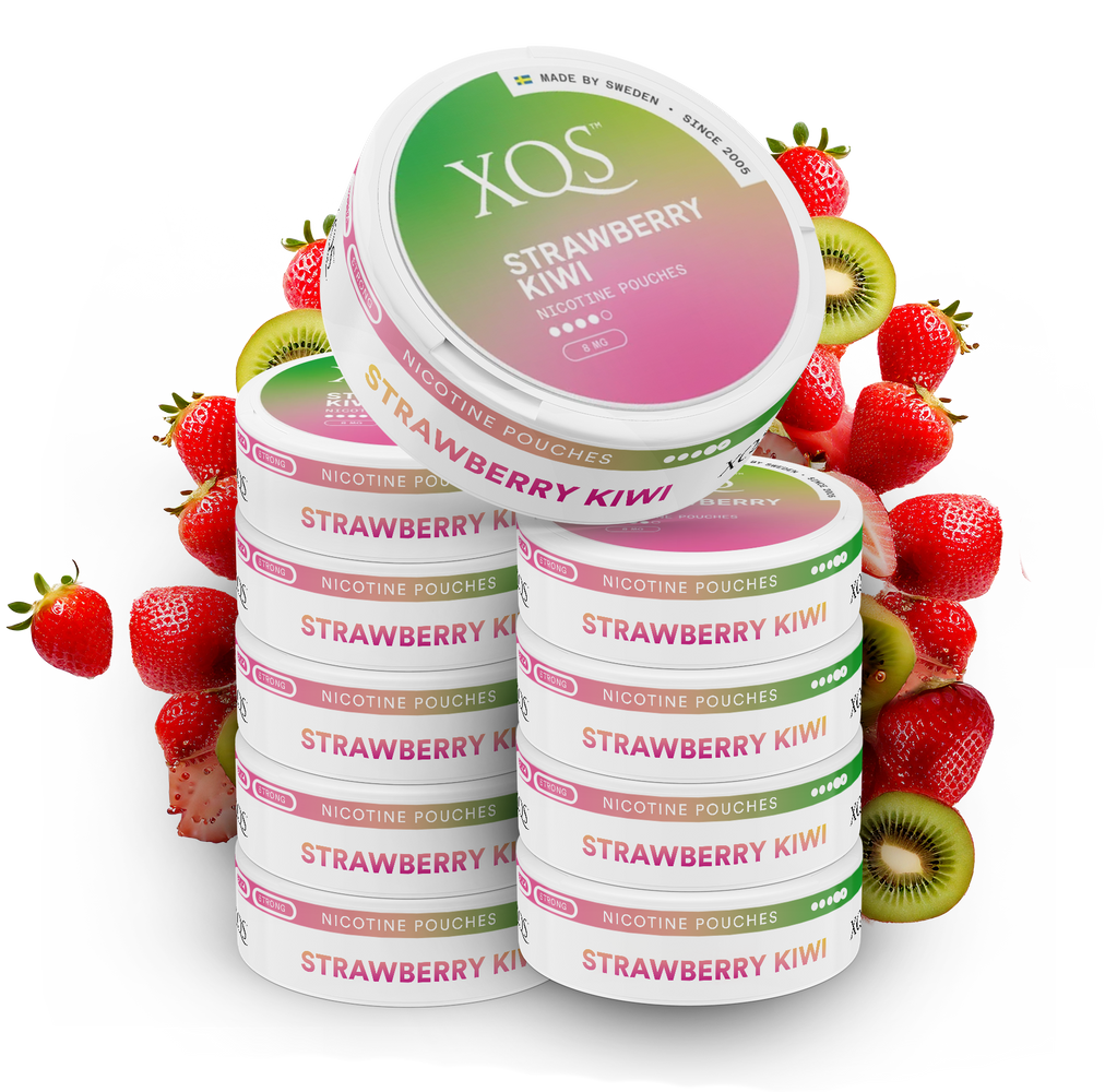 10 Cans XQS Strawberry Kiwi Slim Strong