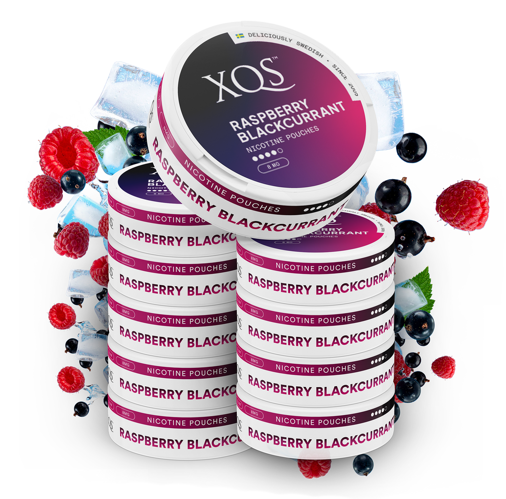 10 Cans XQS Raspberry Blackcurrant Strong