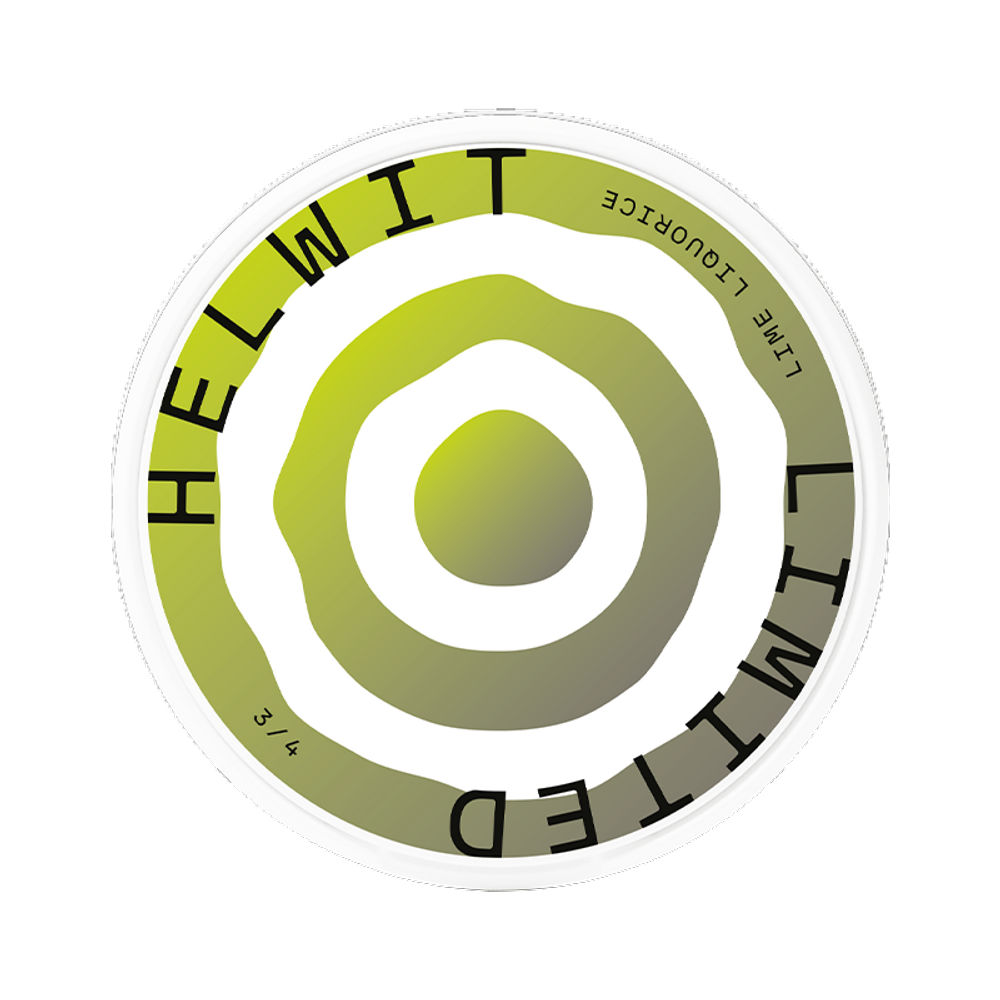 Helwit LIME LIQUORICE Limited Edition Strong