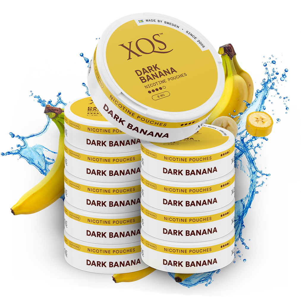 10 Cans XQS Dark Banana Strong