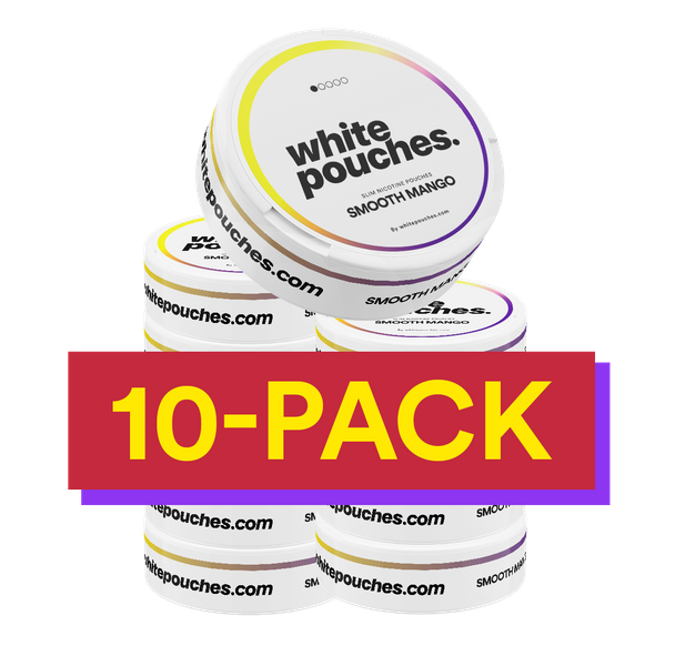 10x Whitepouches Smooth Mango Light