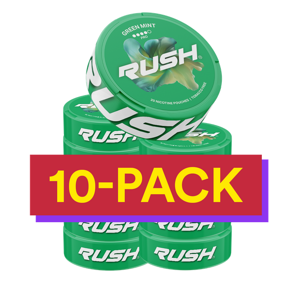 rush tobacco 10x Rush Green Mint PRO