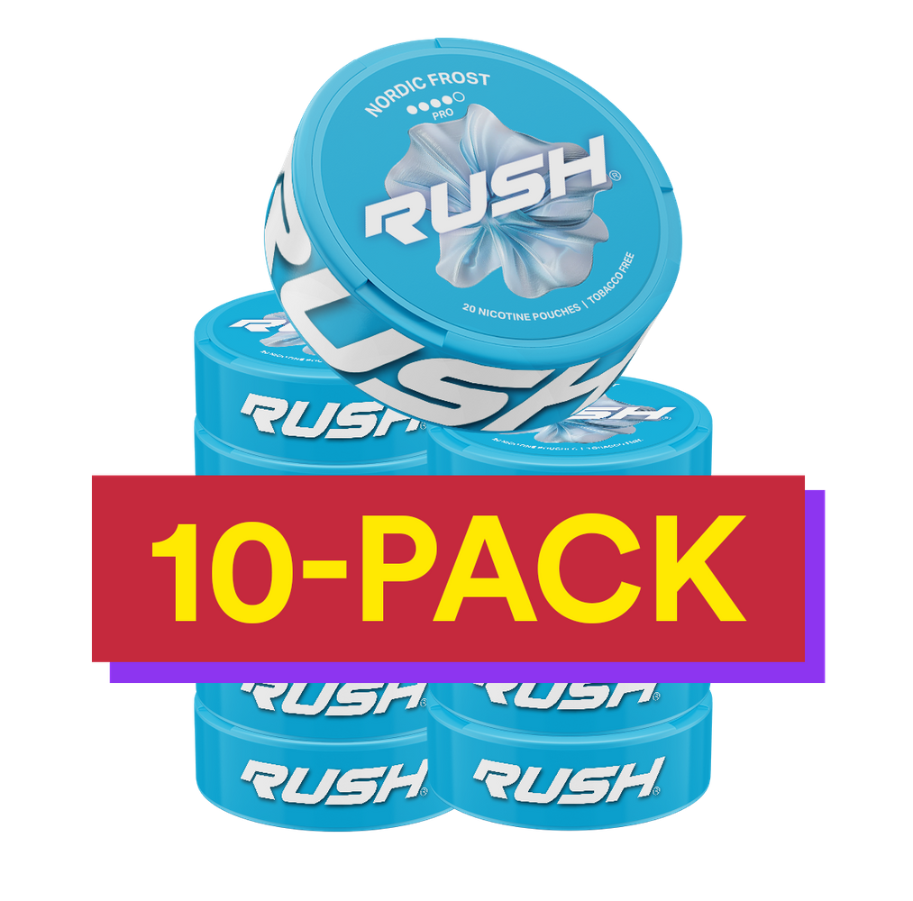 10x Rush Nordic Peppermint PRO