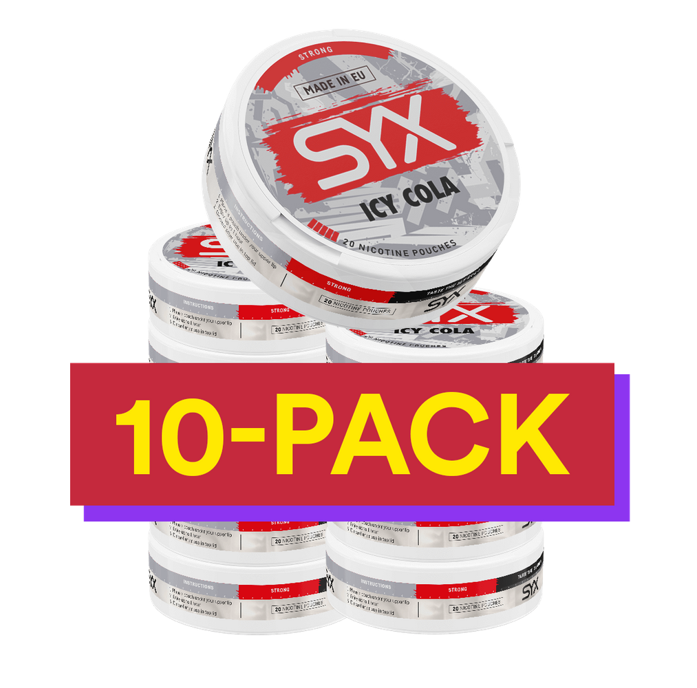 10x SYX Icy Cola Strong