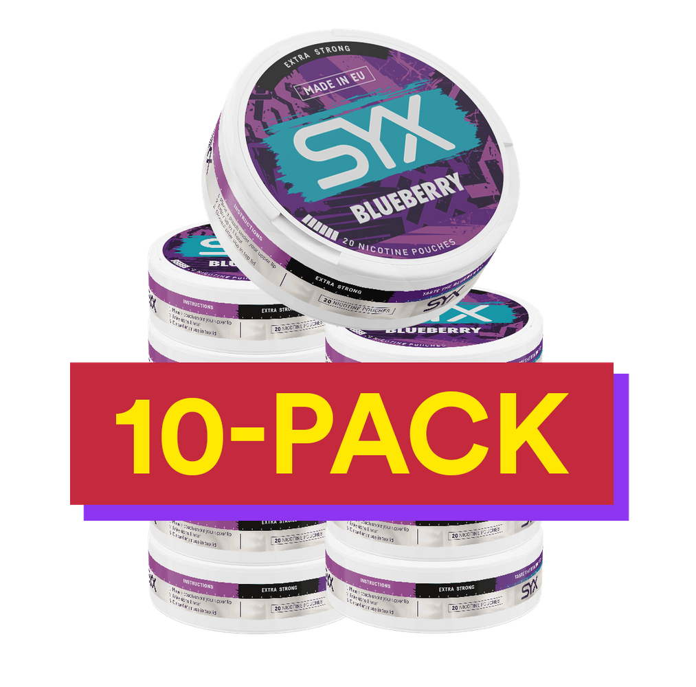 10x SYX Blueberry Xtra Strong