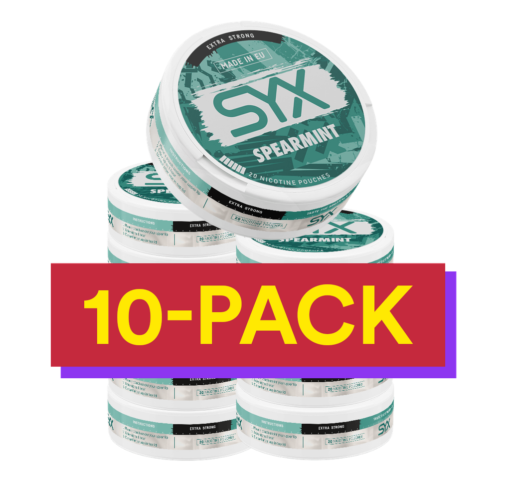 10x SYX Spearmint Xtra Strong