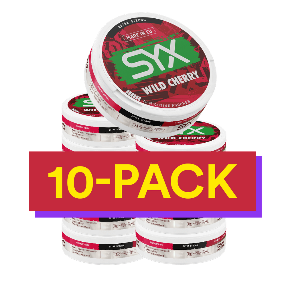 10x SYX Wild Cherry Xtra Strong