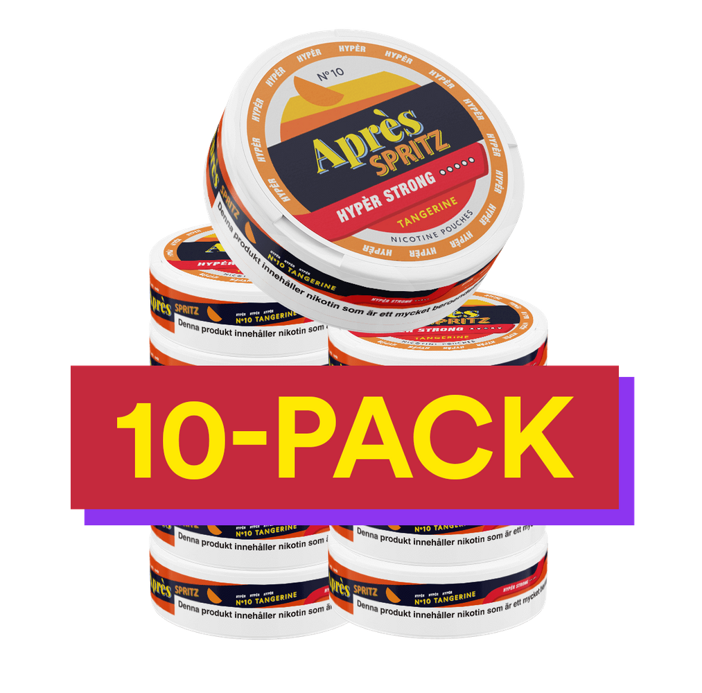 10x No.10 Après Tangerine Spritz - Hypèr Strong