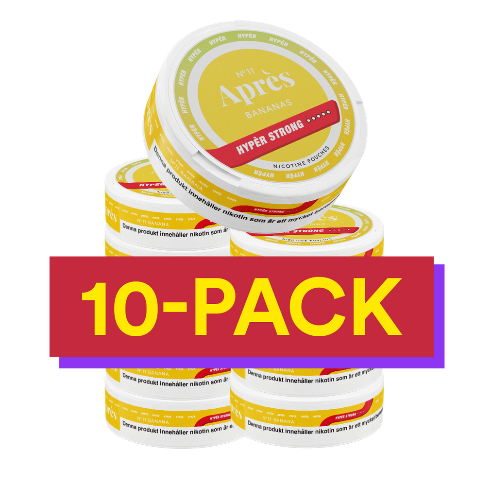10x No.11 Après Bananas Hypèr Strong