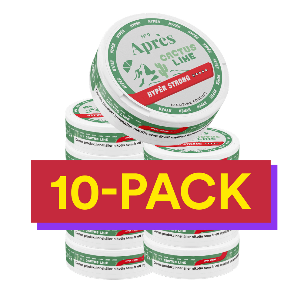 10x No.9 Après Cactus Lime - Hypèr Strong