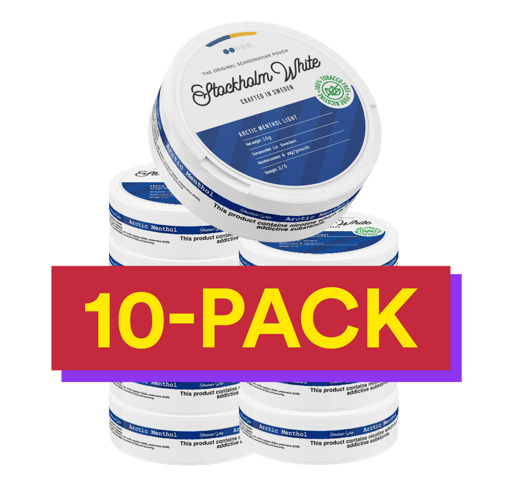 10x Stockholm White Arctic Menthol Light