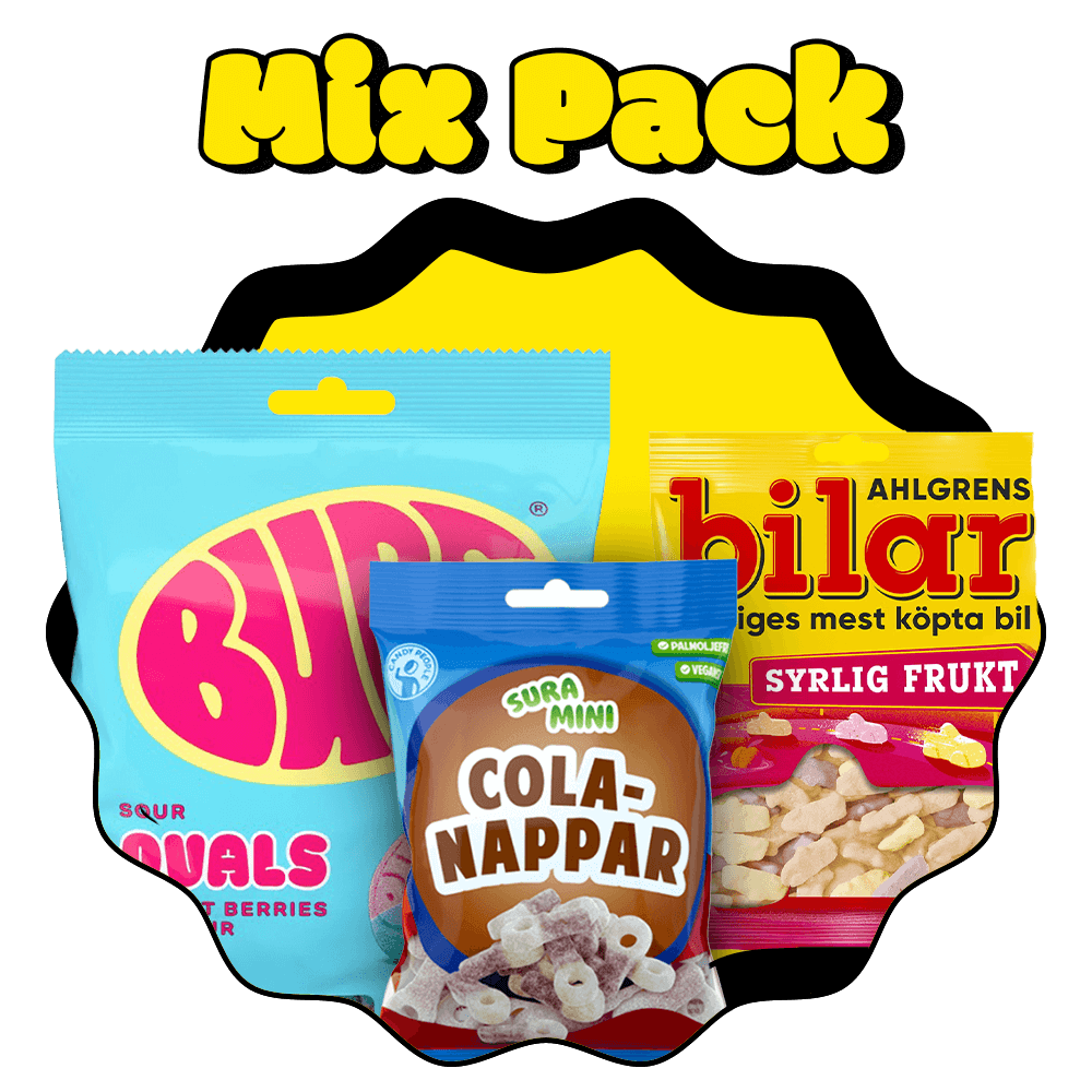 Swedish Candy Mix Pack - Sour but Sweet
