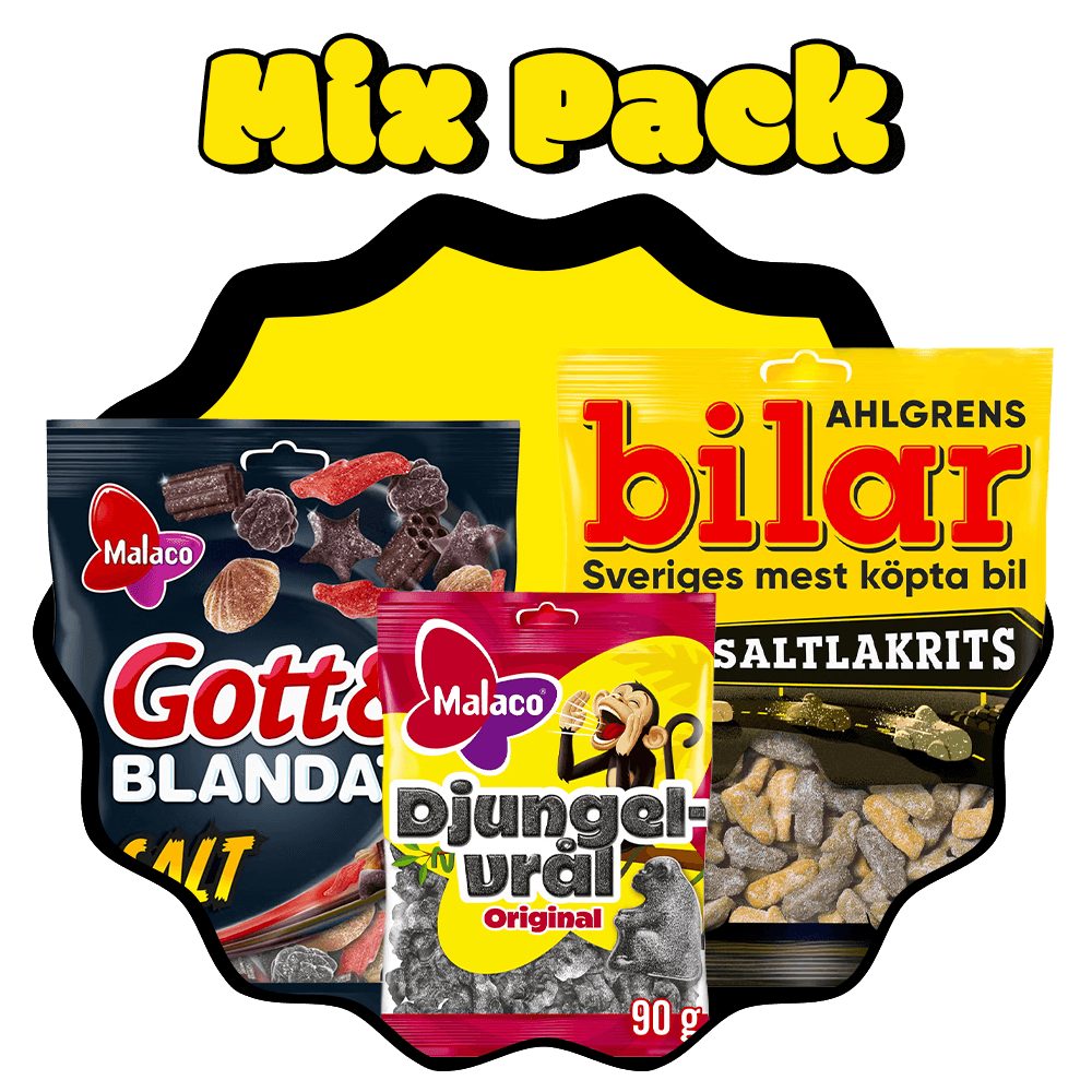 Swedish Candy - Nordic Super Salty Mix Pack