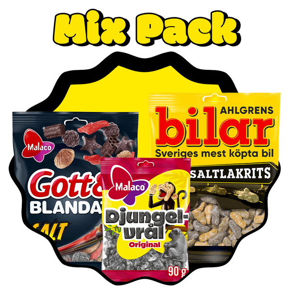 Swedish Candy - Nordic Super Salty Mix Pack