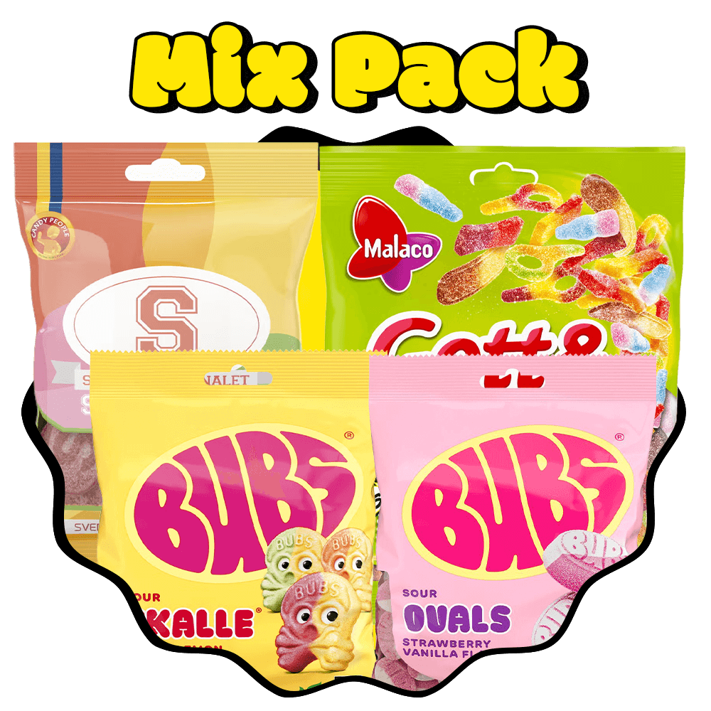 Swedish Candy - Super Sour Mix Pack