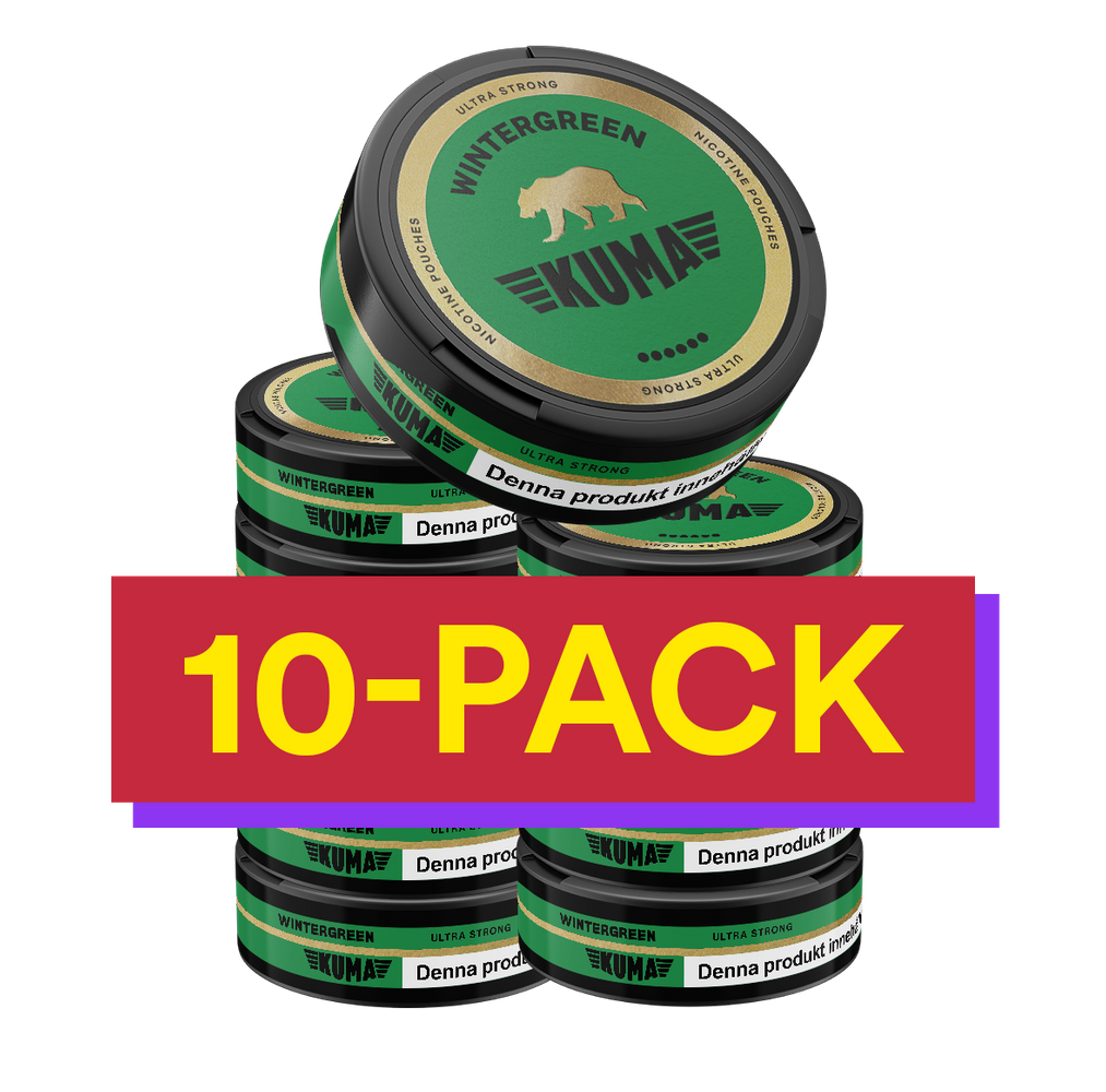 10x Kuma Wintergreen - Ultra Strong