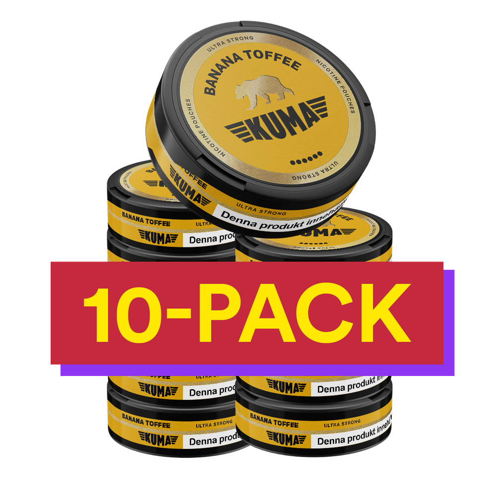 10x Kuma Banana Toffee - Ultra Strong