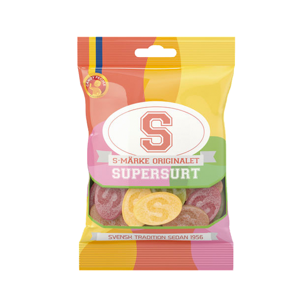 Supersour S-märke
