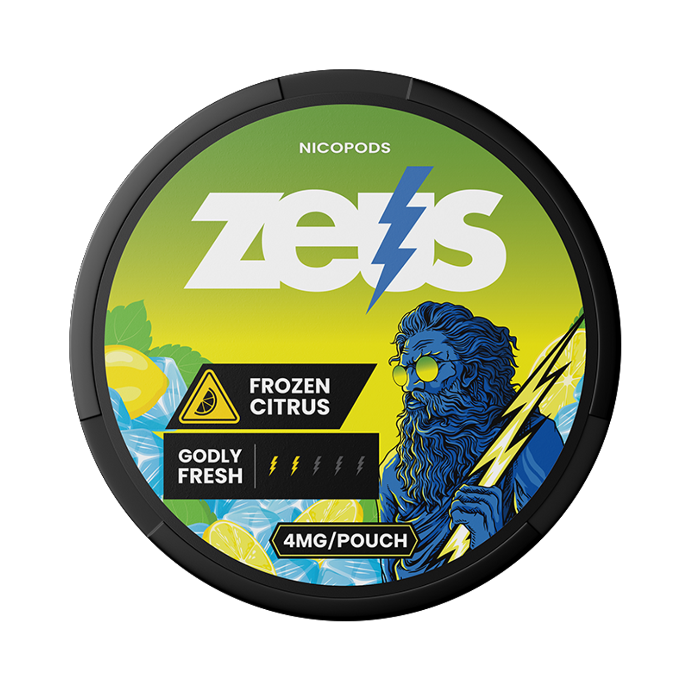 ZEUS Frozen Citrus Light | Nicotine Pouches at Whitepouches.com