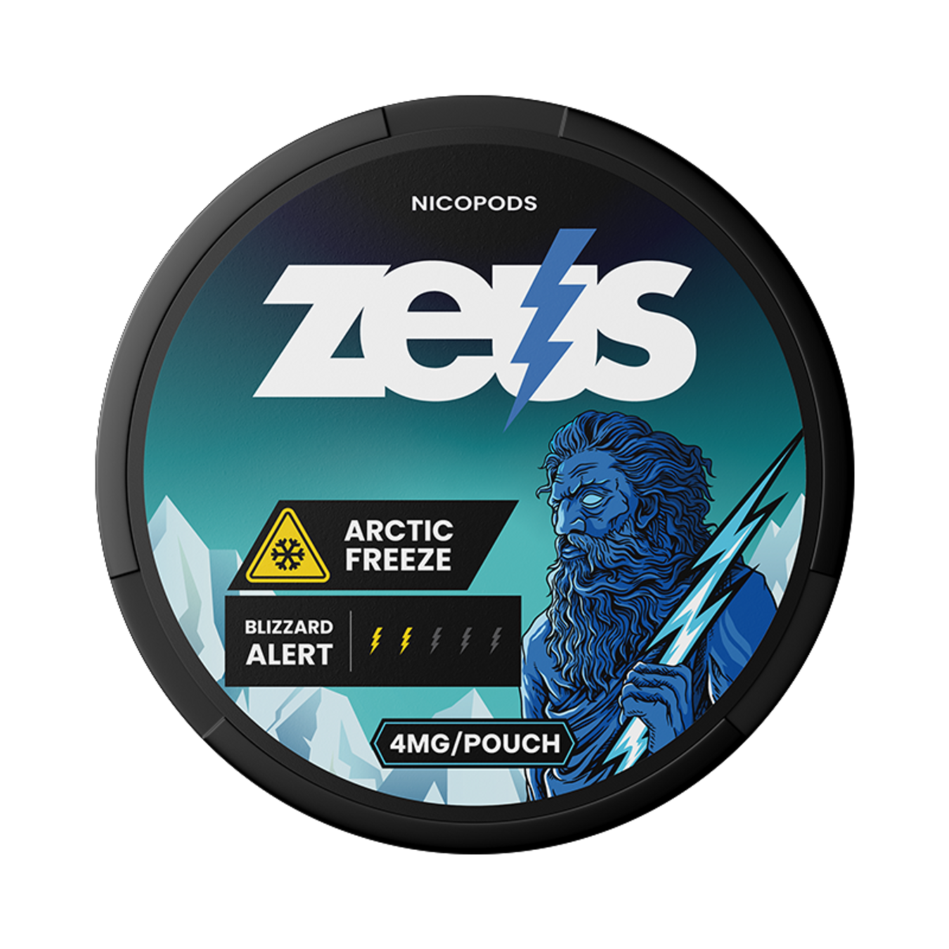 ワンダラーズポッツ ZEUS Mint Rage Light | Nicotine Pouches at Whitepouches.com