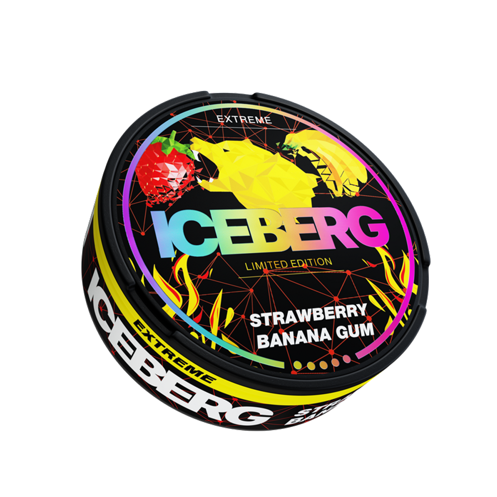 Iceberg Strawberry Banana Gum