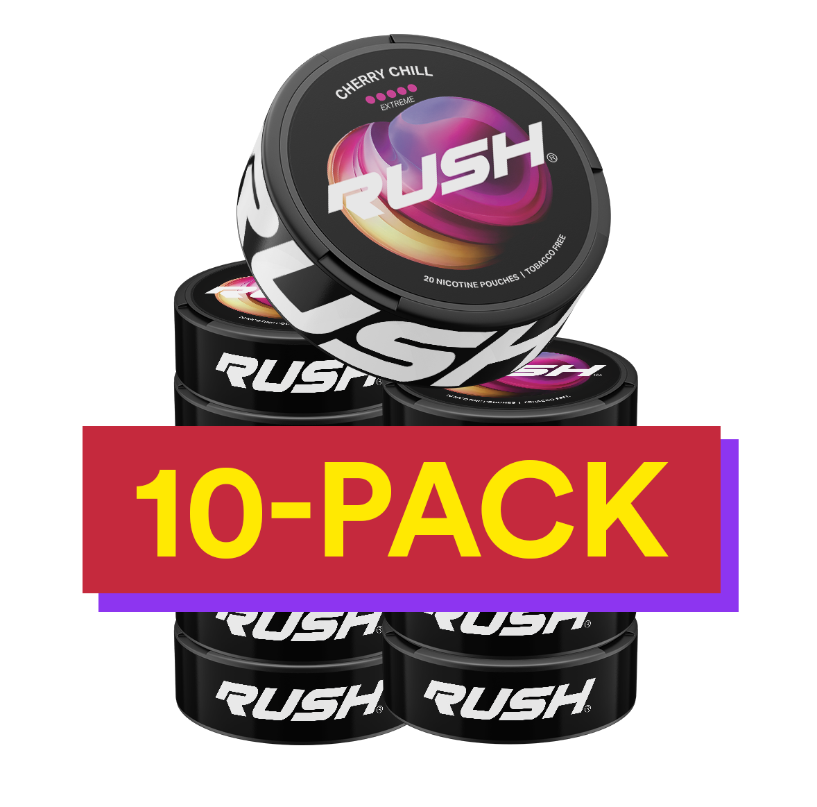 10x Rush Cherry Chill EXTREME