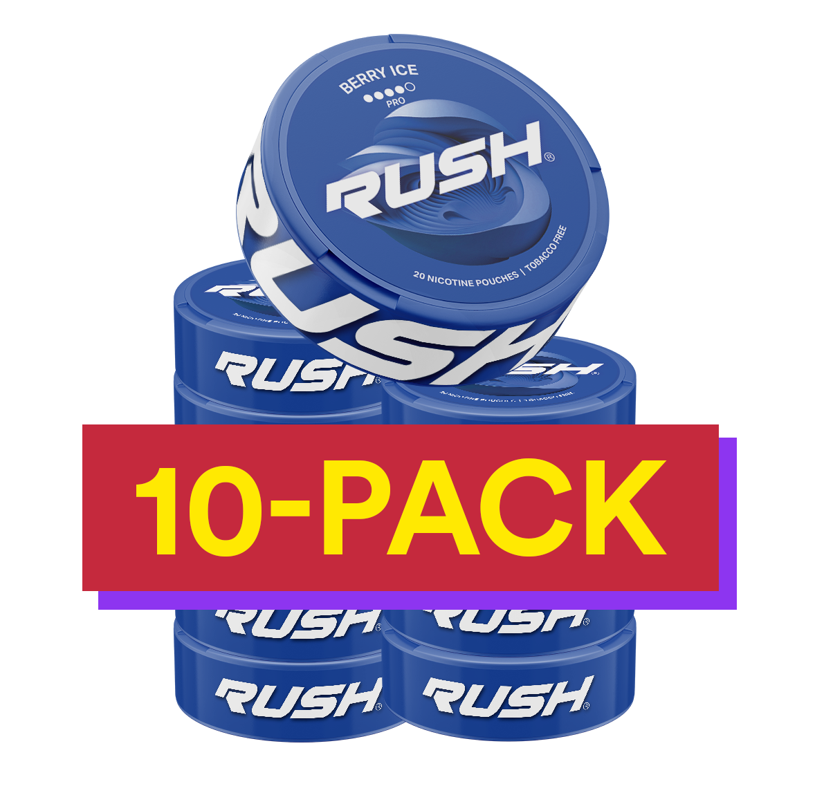 10x Rush Blueberry Ice PRO