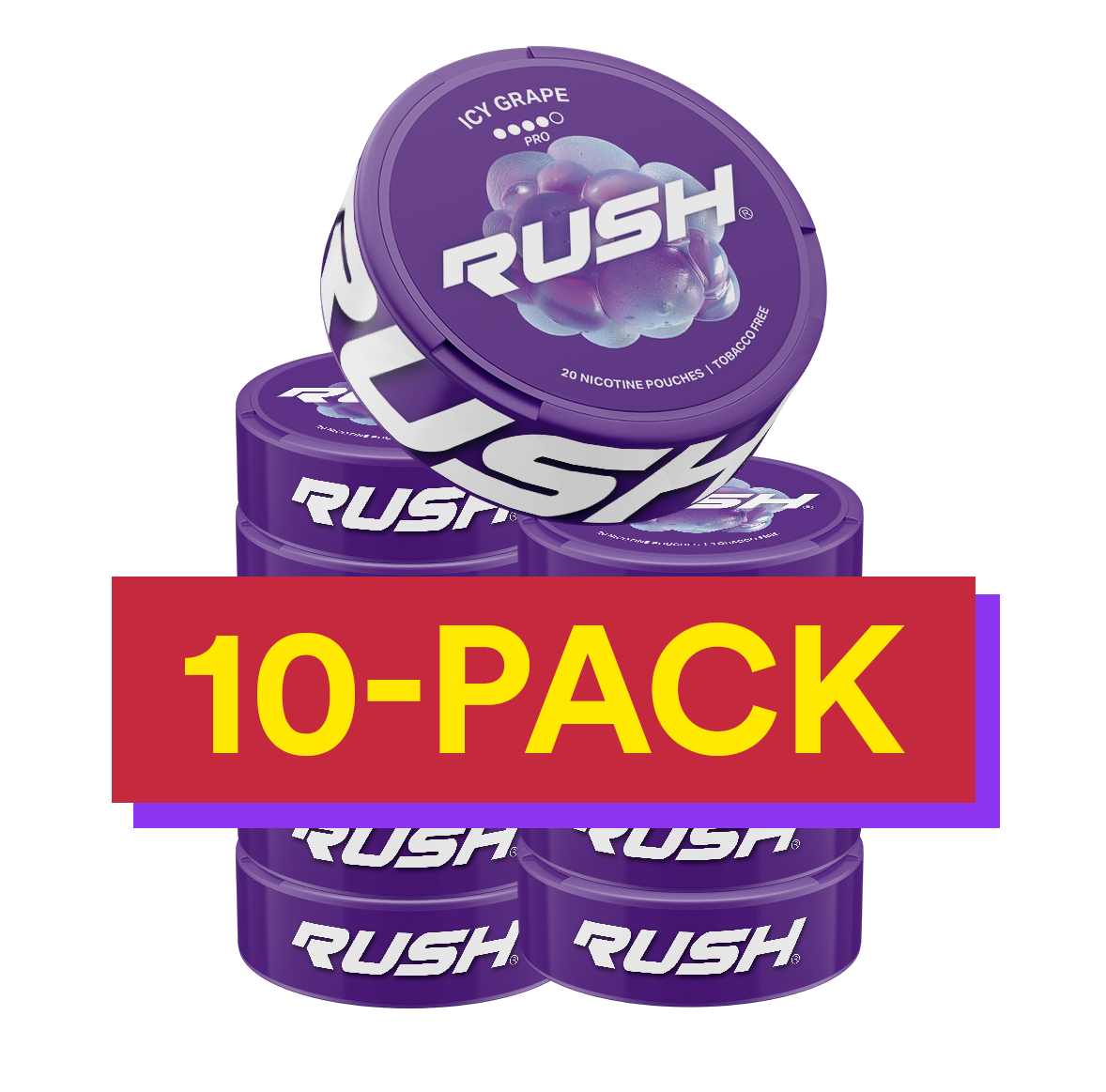 10x Rush Icy Grape PRO