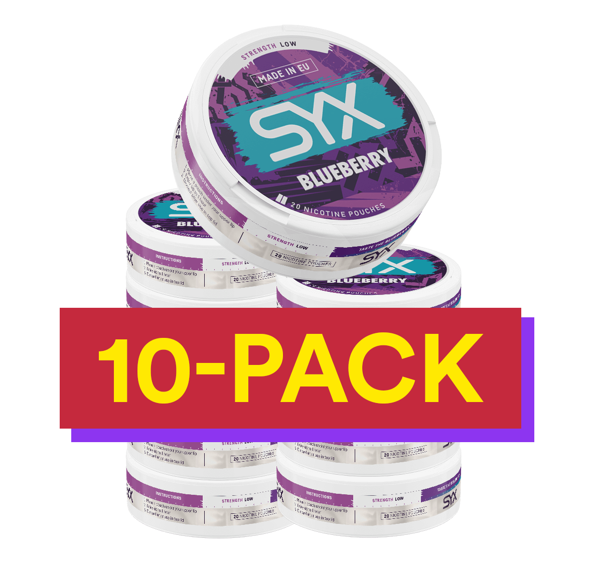 10x SYX Blueberry Light