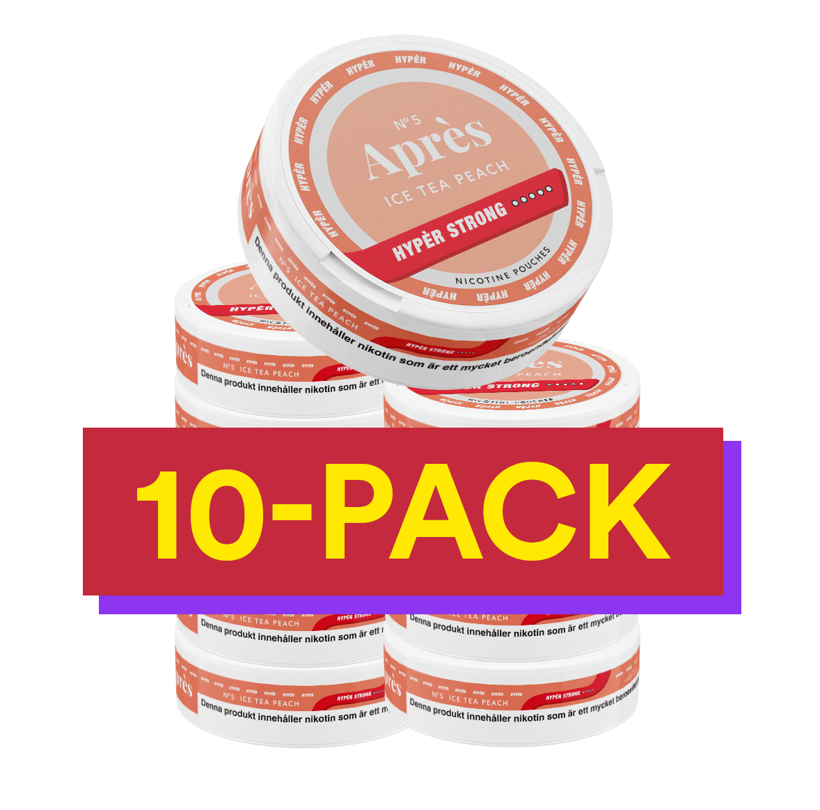 10x No.5 Après Ice Tea Peach - Hypèr Strong