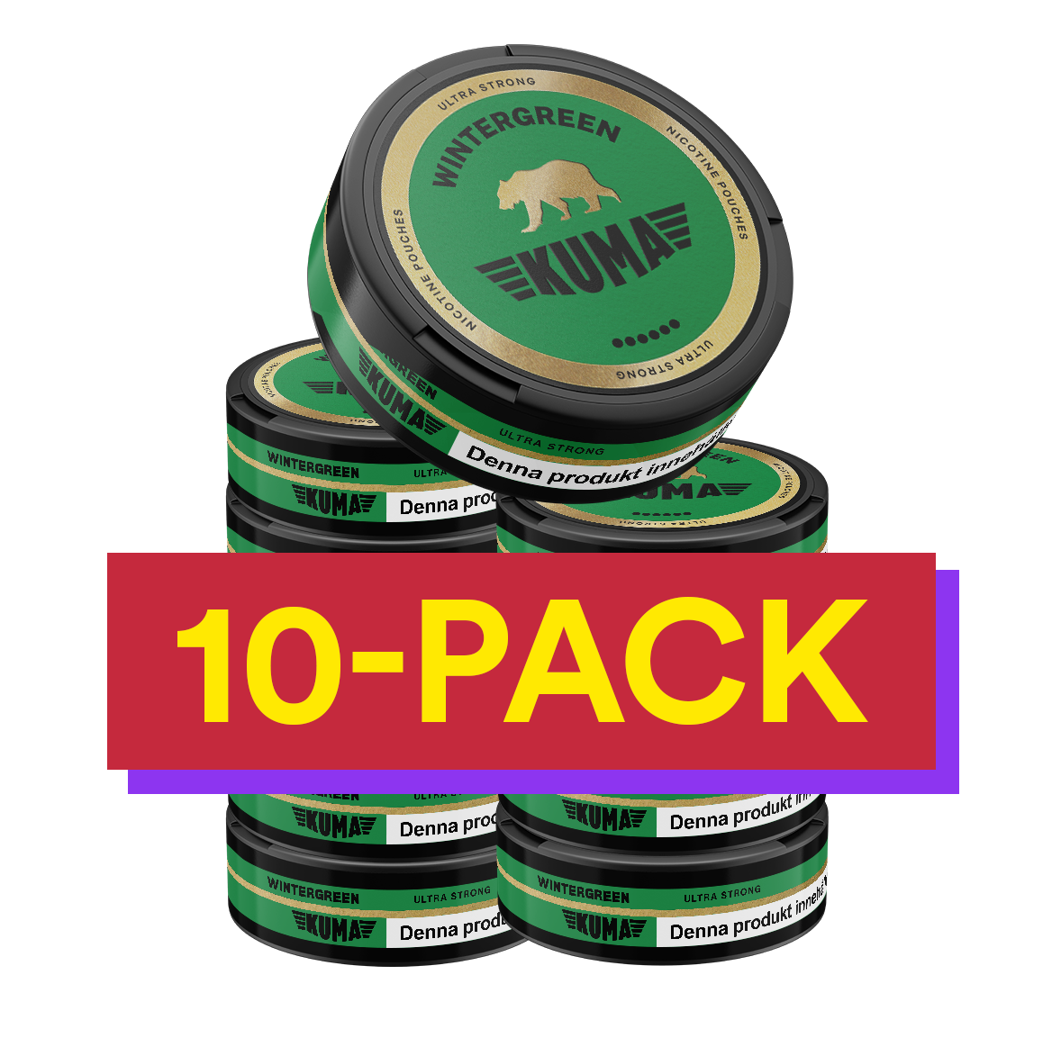 10x Kuma Wintergreen - Ultra Strong