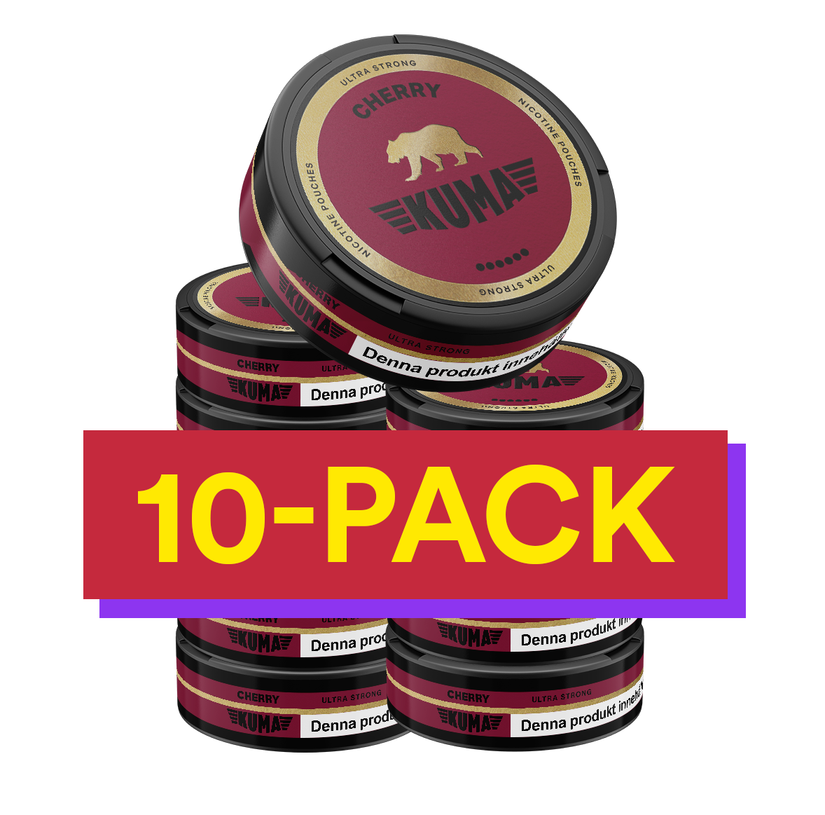 10x Kuma Cherry - Ultra Strong
