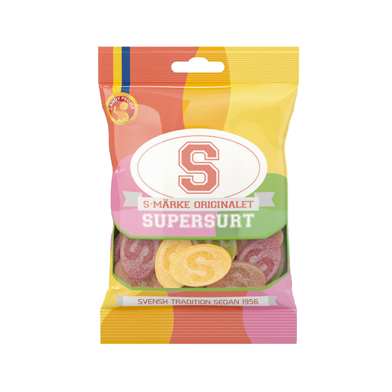 Supersour S-märke